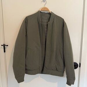 lululemon athletica Men's Olive Bomber Jacket